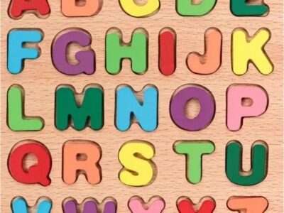 Đồ chơi thông minh bảng gỗ học chữ cái Tiếng Anh