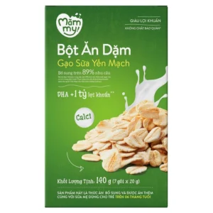 Bột ăn dặm Mămmy gạo sữa yến mạch 140g