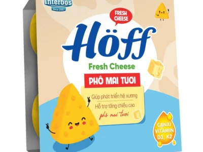Phô mai tươi Hoff 4x55g 1Y+